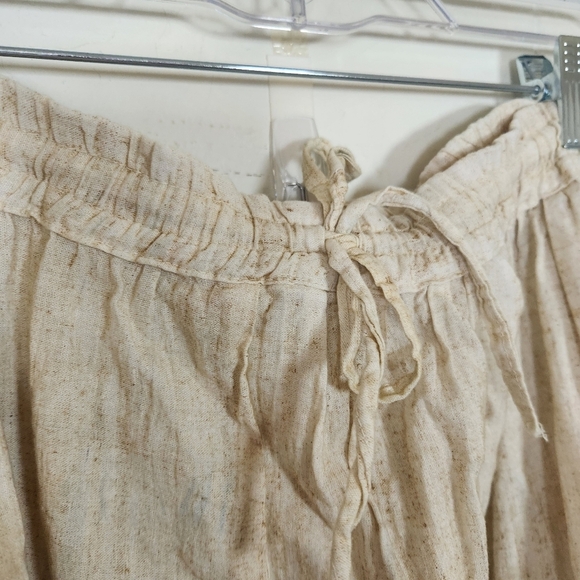 Handmade Multi-color Maxi Skirt Tan Pink Blue Size Large Camels Gazelles Zoo - Picture 8 of 16